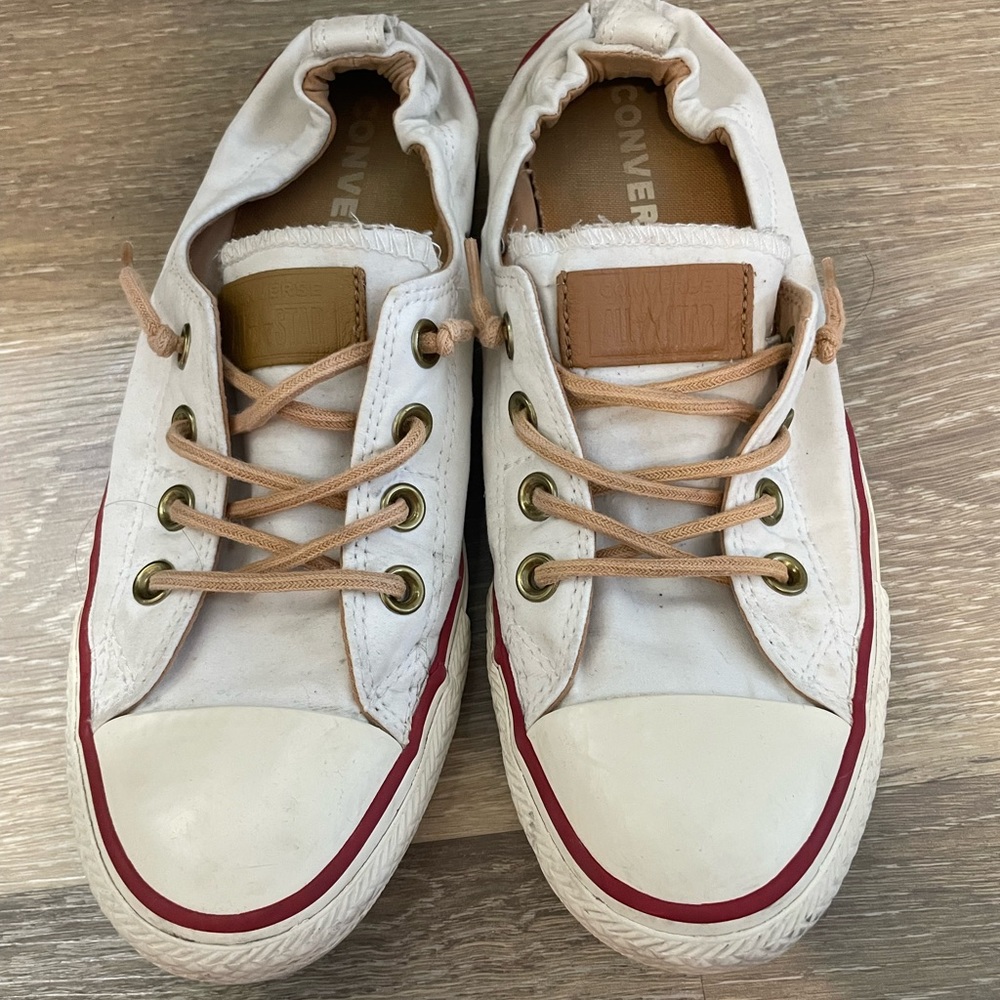 White shoreline converse 8.5